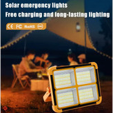 خرید پرژکتور شارژی سولاری پاور بانک دارky-100w
