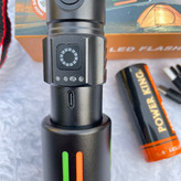 چراغ دستی شارژی کینگ پاور مدل KP-5065 – پرقدرت، ضدآب، مناسب نگهبانی و طبیعتگردی