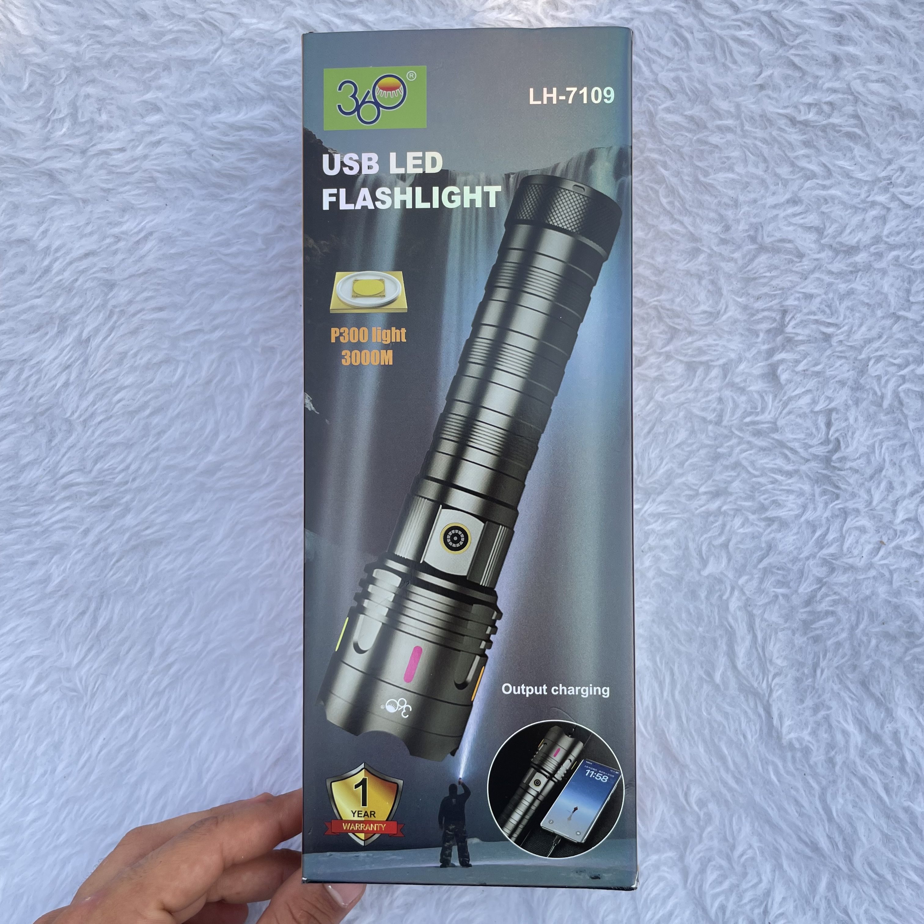 خرید چراغ دستی شکاری زوم دار مدل LH-7109
