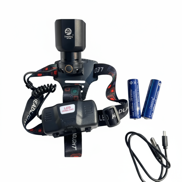 خرید چراغ پیشانی شارژی Deepking DK‑608 | ۳۵ وات