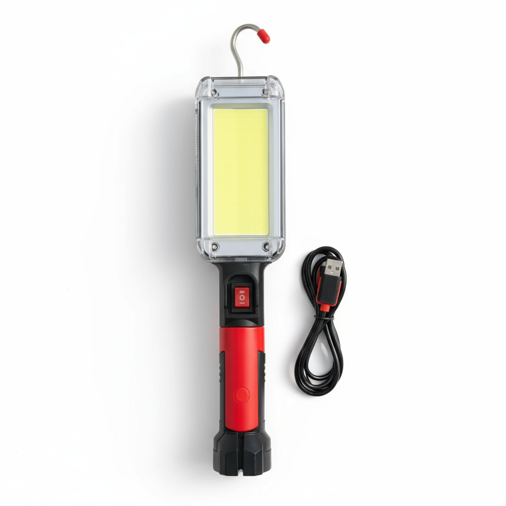 خرید چراغ کار و اضطراری شارژی مدل ZJ-8859 قابلیت مگنتی ۲۰ وات COB LED