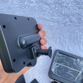 خرید چراغ خورشیدی دیواری پنل جدا COB سنسور دار 800 لومن ضدآب قابل تنظیم 360 درجه