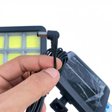 خرید چراغ خورشیدی دیواری پنل جدا COB سنسور دار 800 لومن ضدآب قابل تنظیم 360 درجه