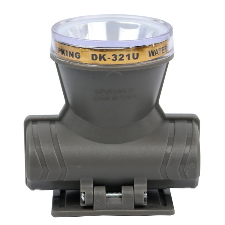 چراغ پیشانی شارژی دیپکینگ مدل DK-321U ضدآب برد 150 متر با نمایشگر شارژ