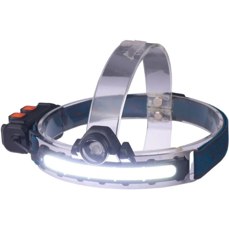 خرید چراغ پیشانی شارژی سنسوردار ۱۵ وات مدل Deepking DK‑379 ضدآب با نور گسترده