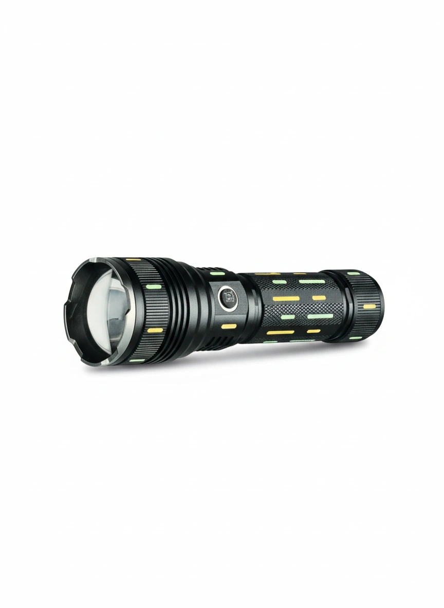 خرید چراغ‌قوه شارژی حرفه‌ای YEMAO YM-G66Y با برد 1200 متر