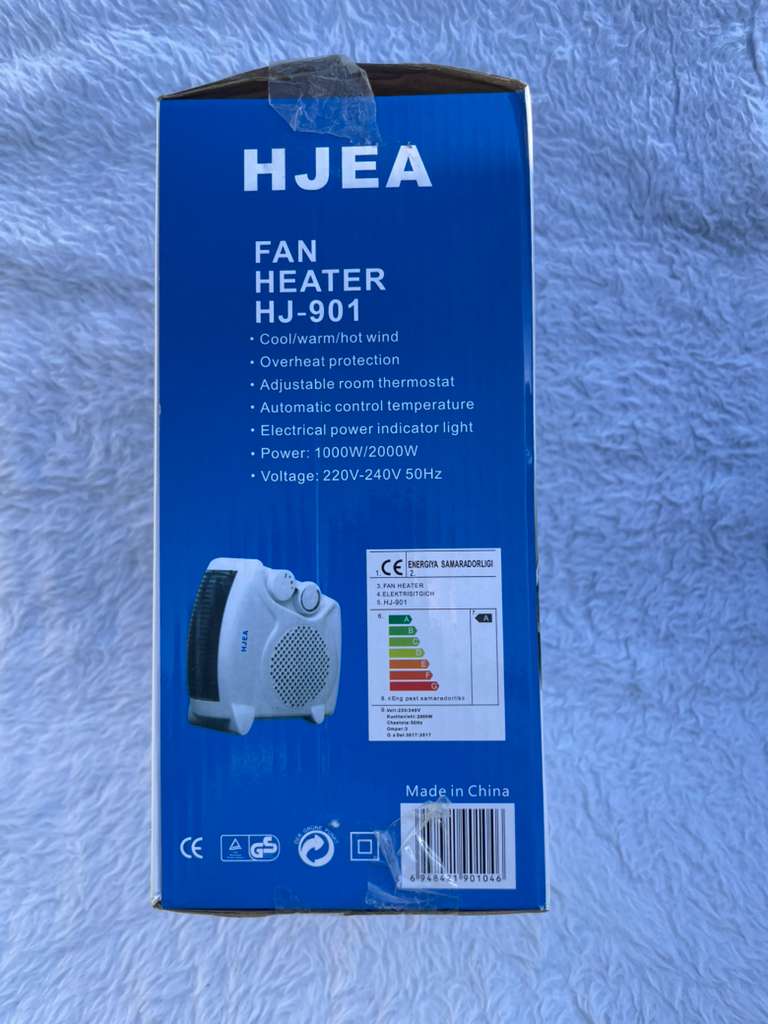 خرید بخاری برقی فندار HJEA مدل HJ‑901 توان 2000 وات
