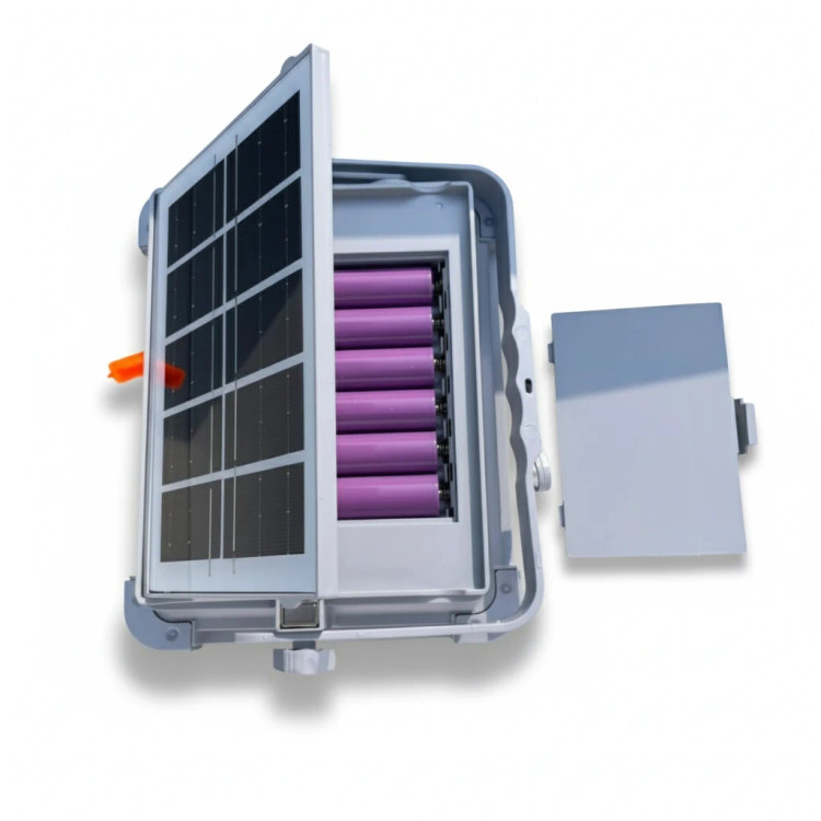 خرید پرژکتور خورشیدی 300 وات NB مدل کتابی | 6 باتری قدرتمند لیتیومی