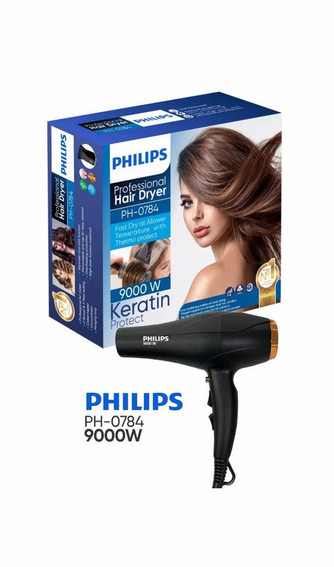 سشوار حرفهای فیلیپس Philips PH‑0784 موتور AC قدرت بالا کراتین پروتکت