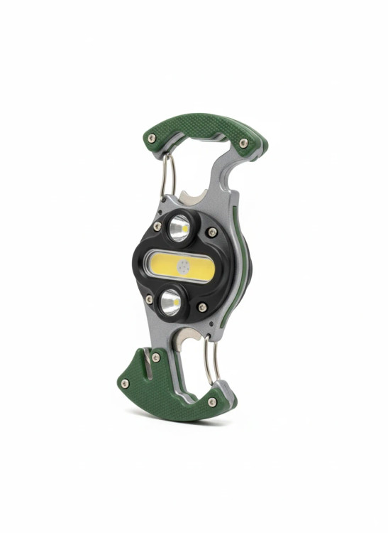 خرید چراغ قوه شارژی چندکاره W5146 | جاکلیدی فلزی