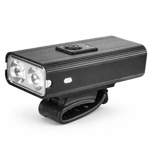خرید چراغ جلو دوچرخه NB مدل Rechargeable Bicycle Lamp شارژی ضدآب دارای پاوربانک