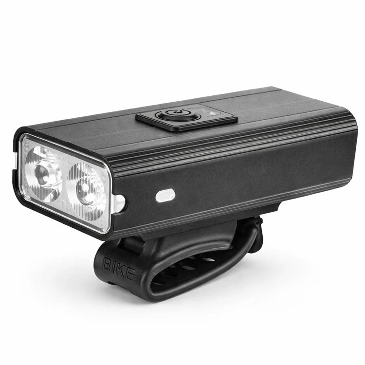 خرید چراغ جلو دوچرخه NB مدل Rechargeable Bicycle Lamp شارژی ضدآب دارای پاوربانک