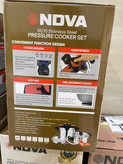خرید زودپز و بخارپز استیل NDVA دوحالته 5+7 لیتر کف سهلایه ایمن