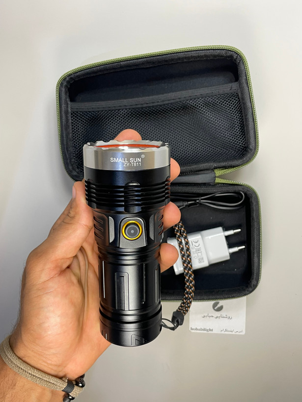 چراغ دستی اسمالسان مدل ZY‑T811 شارژی، ضدآب