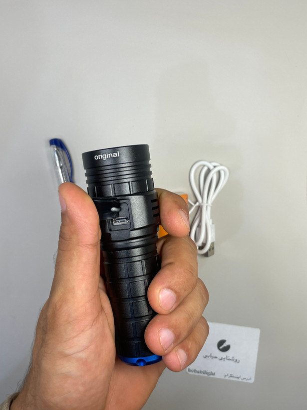 چراغ دستی اسمالسان مدل ZY‑E20 شارژی و پرنور