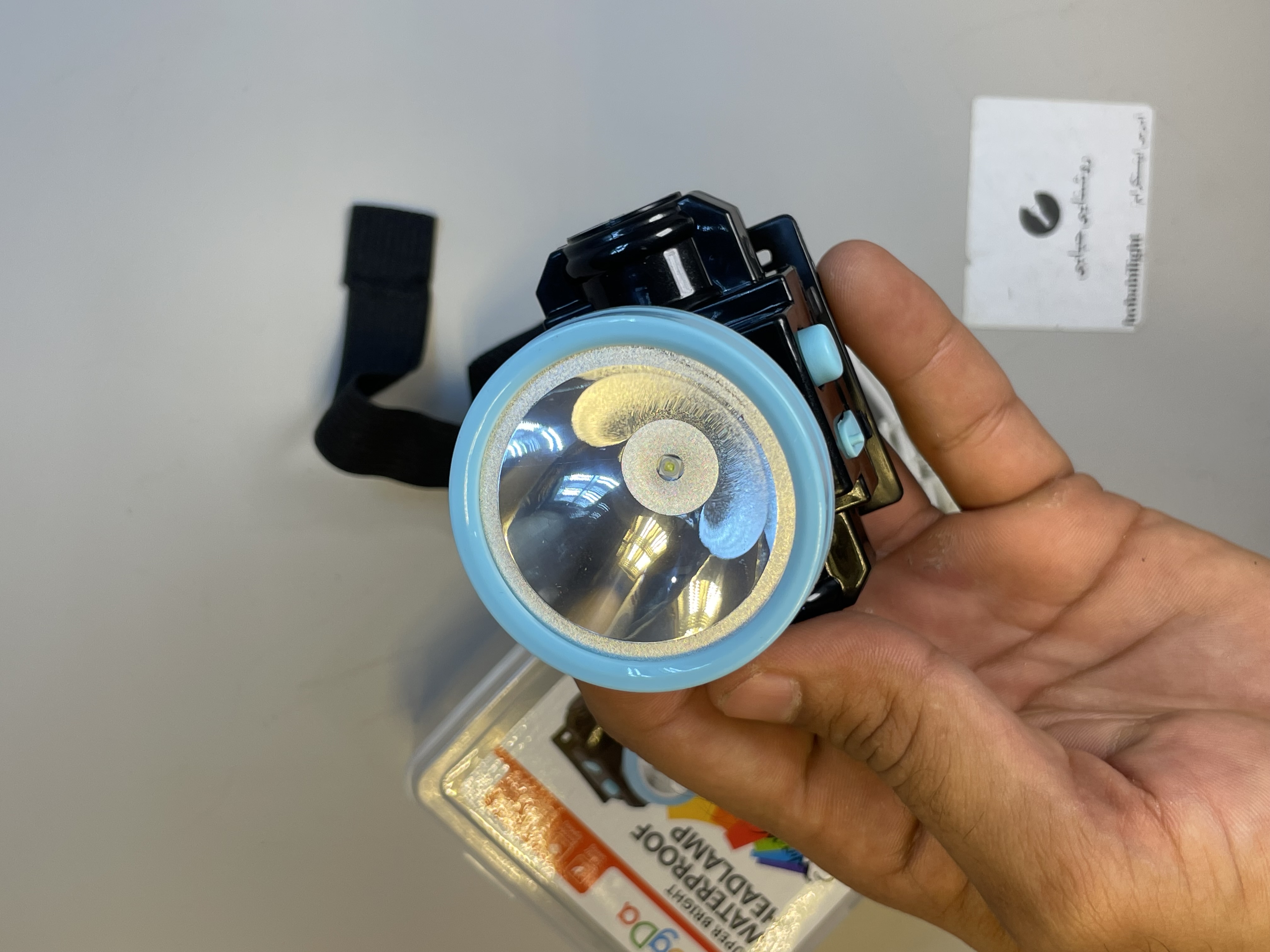 چراغ پیشانی ضدآب شارژی SUPER BRIGHT مدل GD-500 / GD-G102