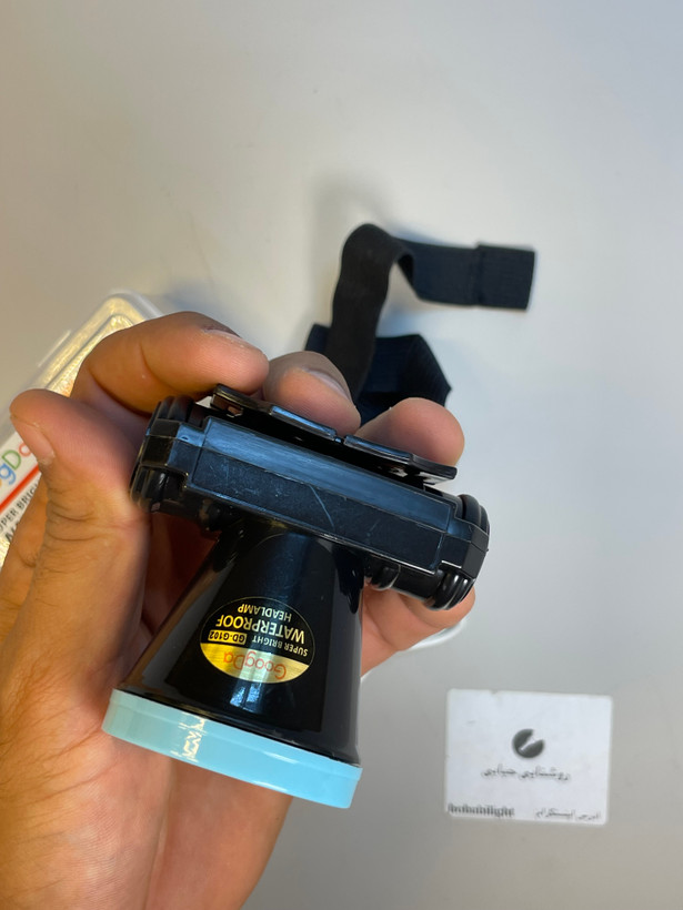 چراغ پیشانی ضدآب شارژی SUPER BRIGHT مدل GD-500 / GD-G102