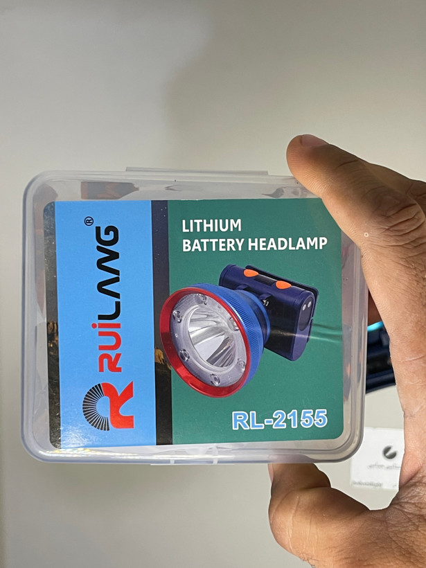 چراغ پیشانی شارژی روئیلانگ مدل RL-2155 با سنسور و پورت شارژ USB