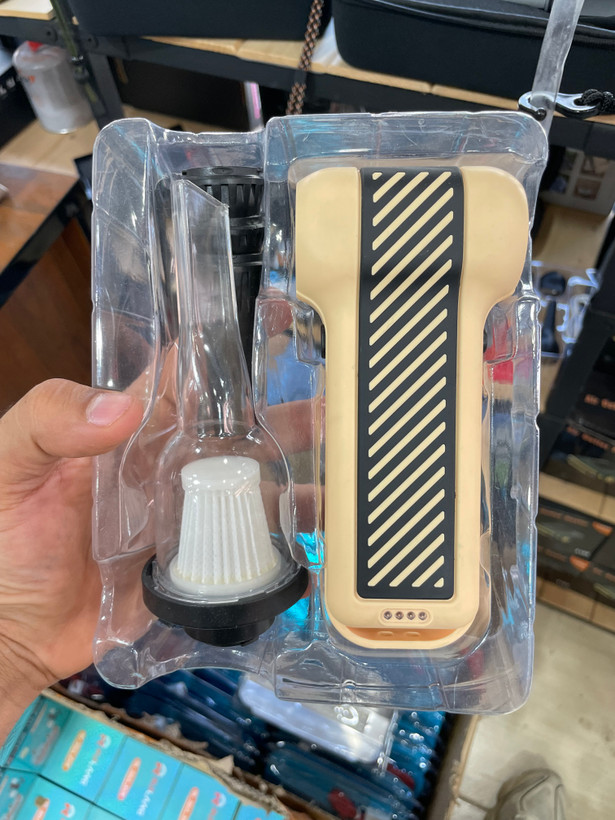 جت فن (دمنده باد) شارژی دستی چندکاره مدل F040-1 با باد قوی و چراغ LED
