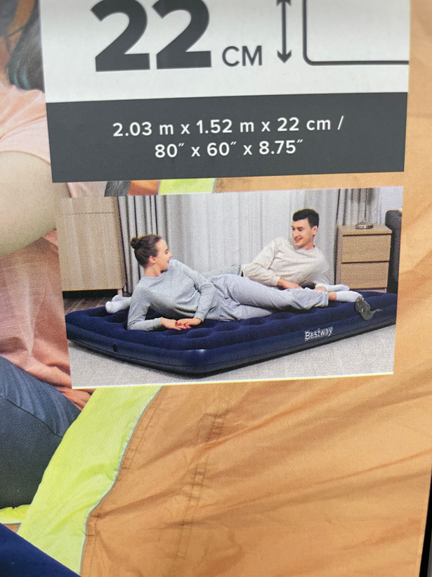 تشک بادی روتختیدار بستوی (Bestway) سایز کوئین با رویه مخملی نرم (Soft Top)