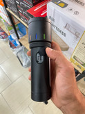 چراغقوه شارژی روئیلانگ مدل RL-703 با بدنه فلزی، باتری قابل تعویض، پاوربانک و نور سهرنگ