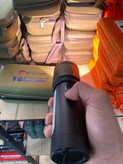 چراغقوه شارژی روئیلانگ مدل RL-703 با بدنه فلزی، باتری قابل تعویض، پاوربانک و نور سهرنگ