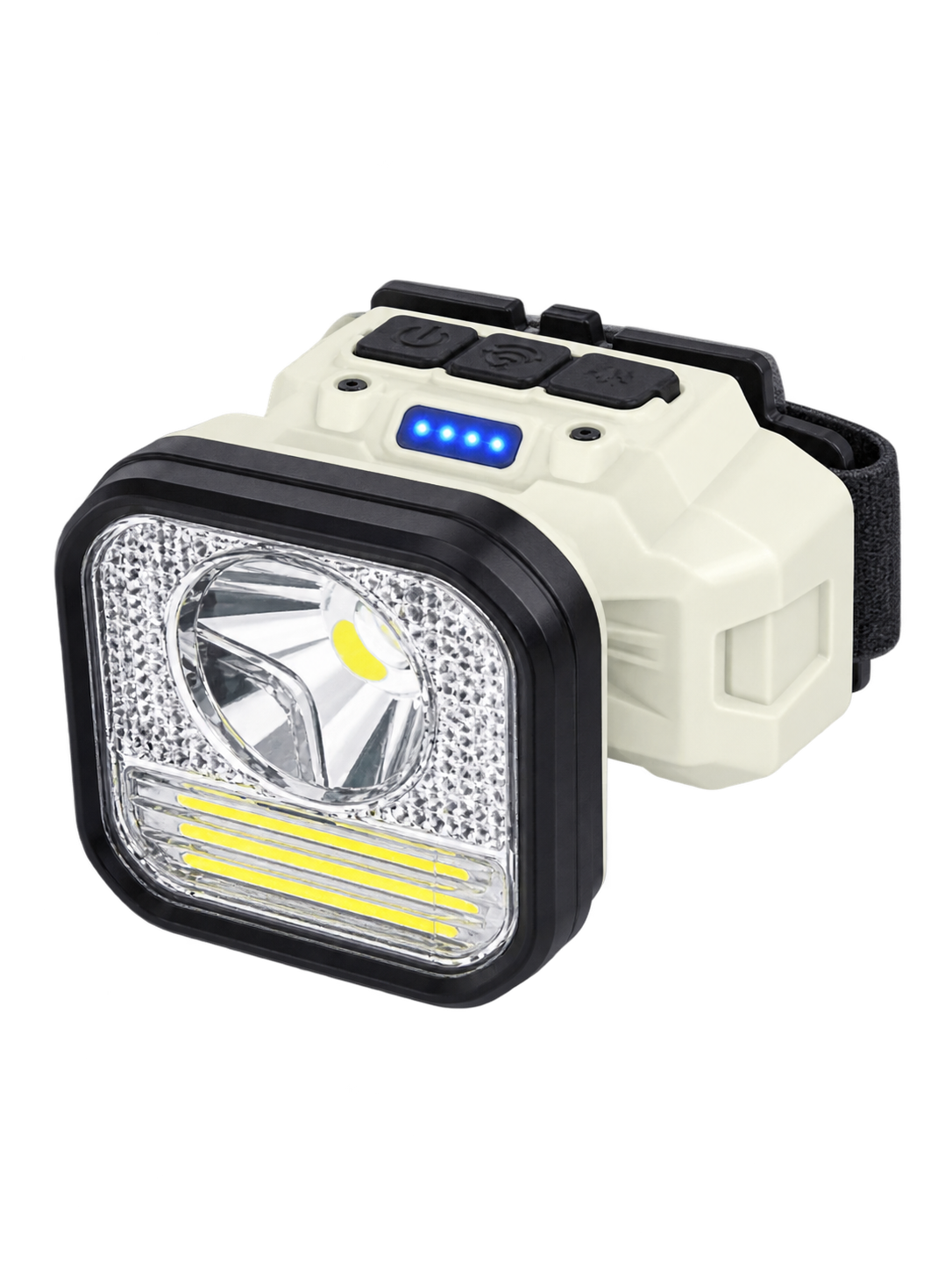 خریو هدلایت شارژی اسمال‌سان ZY-825XS با سنسور حرکتی و بست دوچرخه