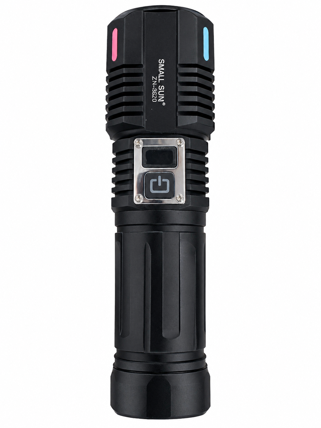 چراغ قوه شارژی اسمال‌سان ZY-W5240 پاوربانکی بدنه فلزی با برد نور ۱۰۰۰ متر