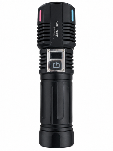 خرید چراغ قوه شارژی اسمالسان ZY-W5240 پاوربانکی بدنه فلزی با برد نور ۱۰۰۰ متر