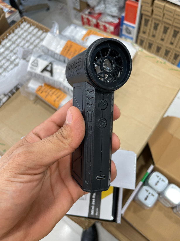 جت فن دستی توربینی براشلس با چراغ قوه دوحالته Violent Jet Fan