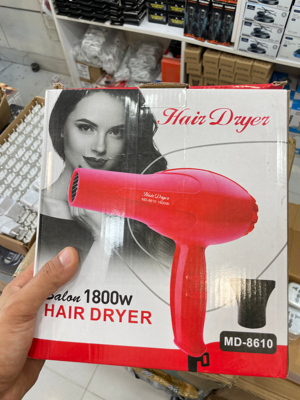 سشوار حرفهای MD-8610 مدل Hair Dryer توان 1800 وات