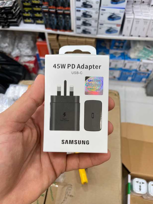 شارژر سریع سامسونگ ۴۵ وات مدل EP-TA845اورجینال (بدون کابل)