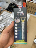 ماشین اصلاح موی سر و ریش شارژی X-HANZ مدل J12 بدنه فلزی طرح اژدها