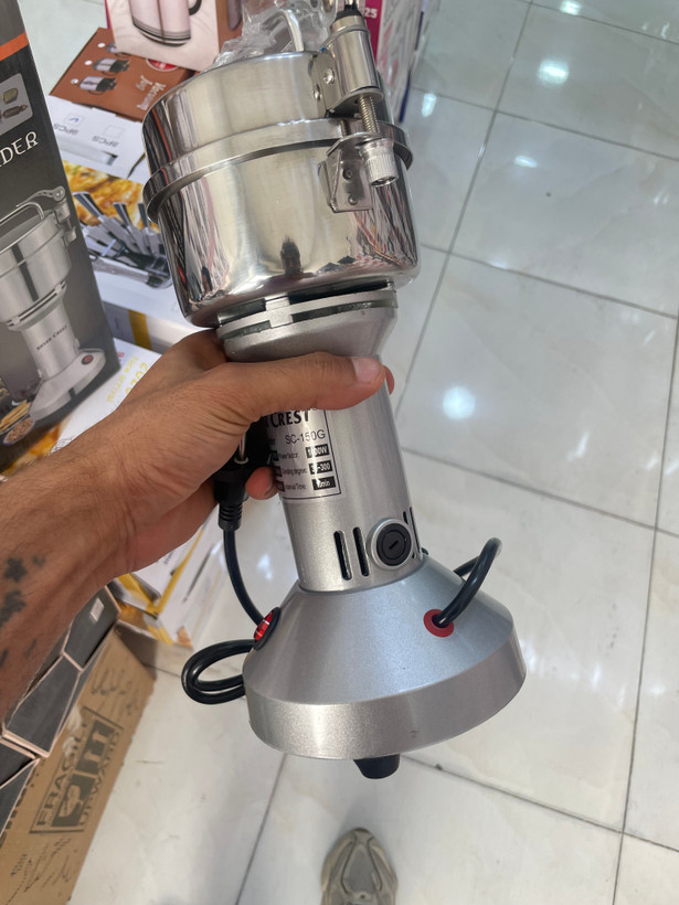 آسیاب برقی پودرساز Silver Crest موتور مسی ۱۰۰۰ وات 150 گرمی