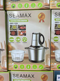 خردکن برقی SEAMAX مدل SMX-1228 ظرفیت ۳.۸ لیتر دوکاسه,همزن,کاردک