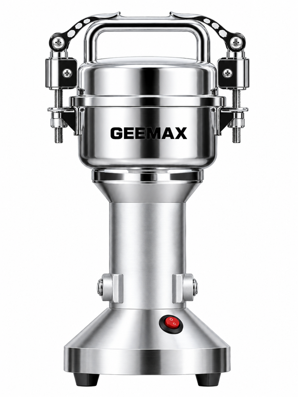 خرید آسیاب پودرساز برقی Geemax مدل GMC-4232 موتور مسی ۱۲۰۰ وات ظرفیت ۲۰۰ گرم