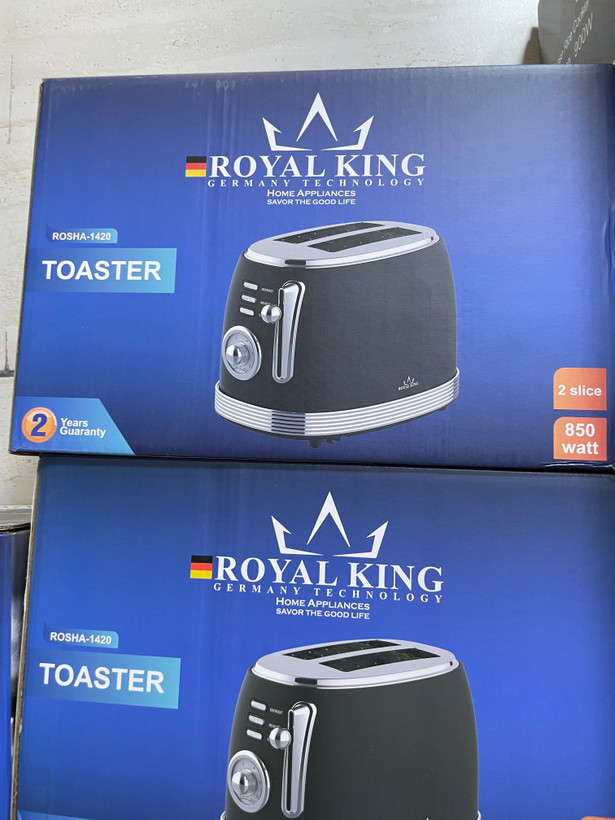 توستر Royal King مدل ROSHA-1420 طرح کلاسیک ۲ اسلایس