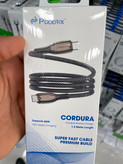 کابل شارژ Type-C به Type-C پودریکس مدل Cordura طول ۱.۲ متر
