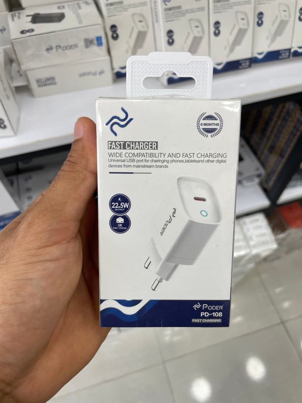آداپتور شارژر فست شارژ پودر (Poder) مدل PD-108