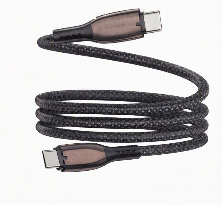 خرید کابل شارژ Type-C به Type-C پودریکس مدل Cordura طول ۱.۲ متر