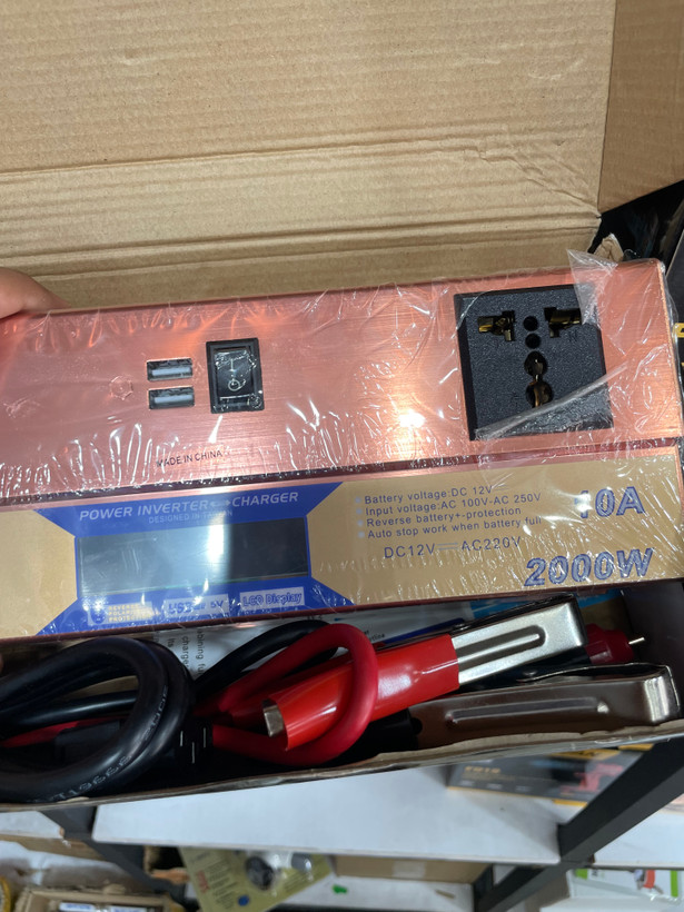 مبدل برق (اینورتر شارژر) Welion مدل WE-2000C