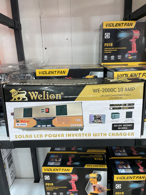 مبدل برق (اینورتر شارژر) Welion مدل WE-2000C