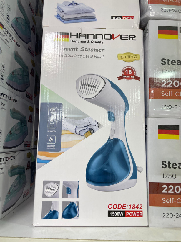 بخارشوی لباس دستی هانوور Hannover مدل 1842 توان ۱۵۰۰ وات